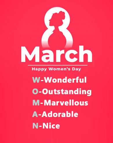 Wishes for Women's Day